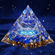Lapis Yin Yang Pyramid - Size Clean