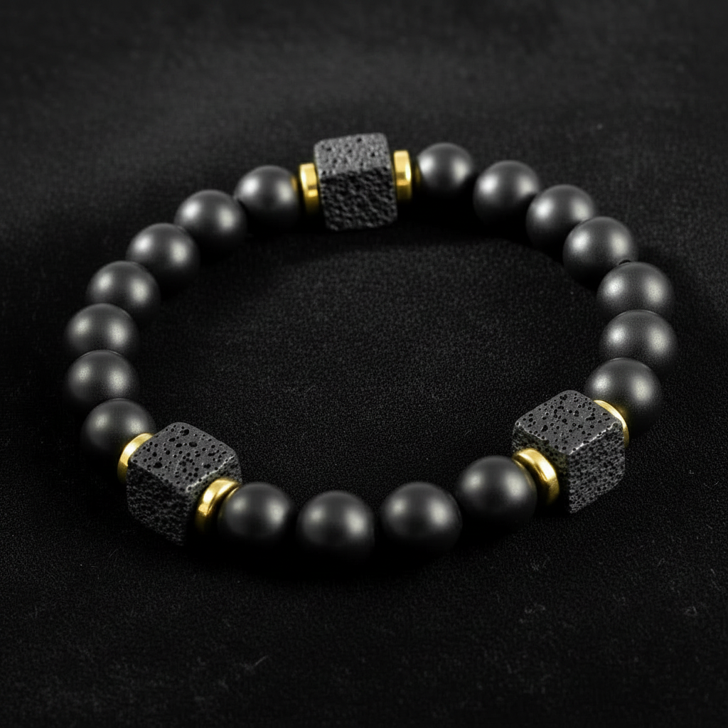 Lava Stone Bracelet - V1-A