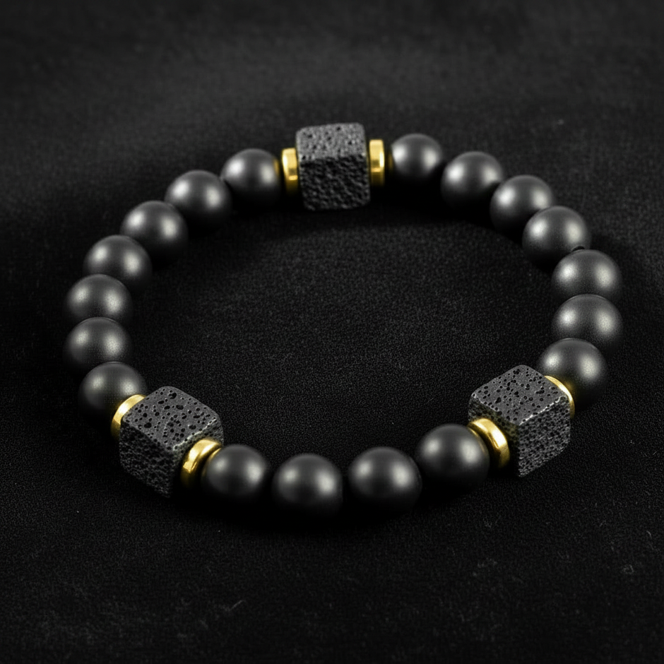 Lava Stone Bracelet - V1-B