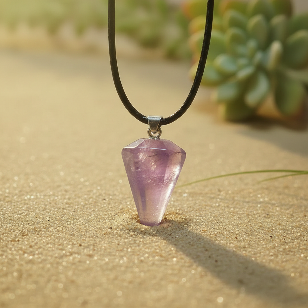 Lavender Pendant Closeup