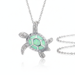 Light Green Turtle Pendant