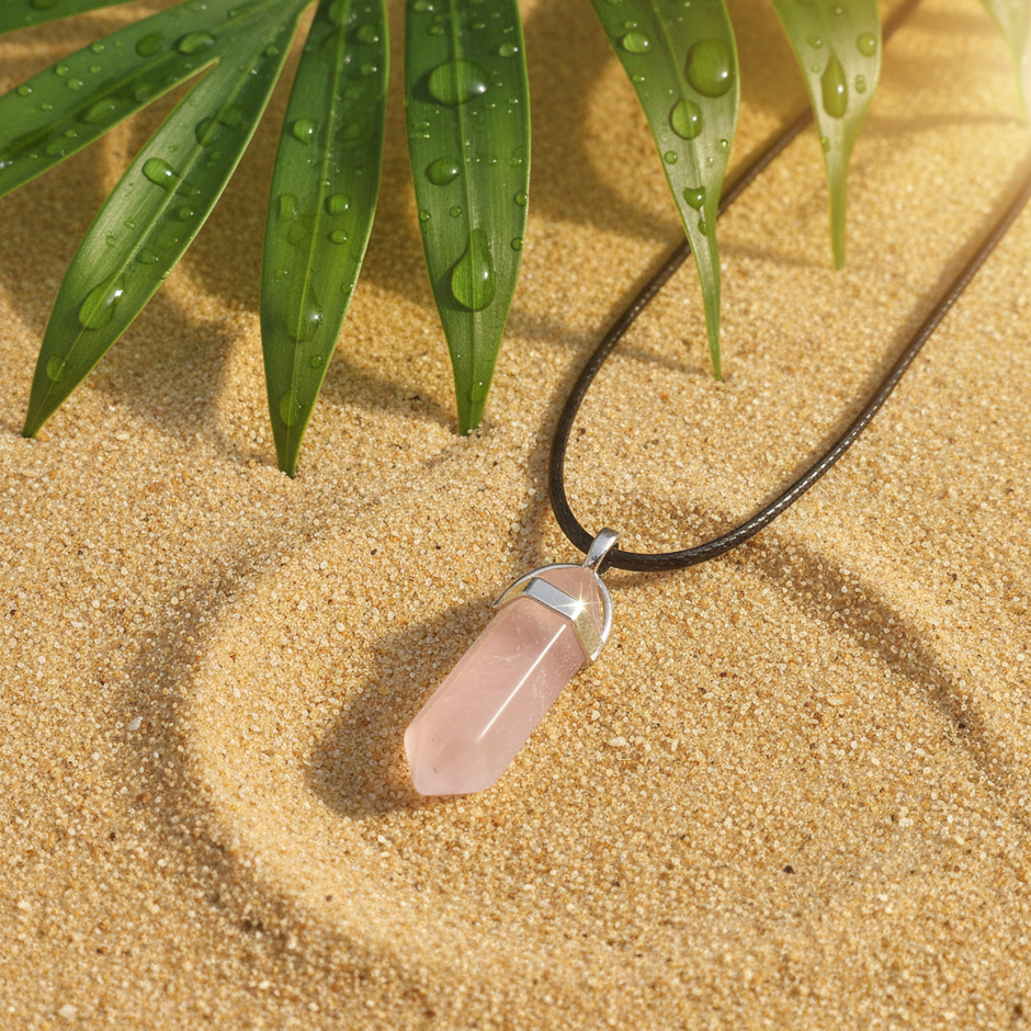 Light Pink Crystal Close-up