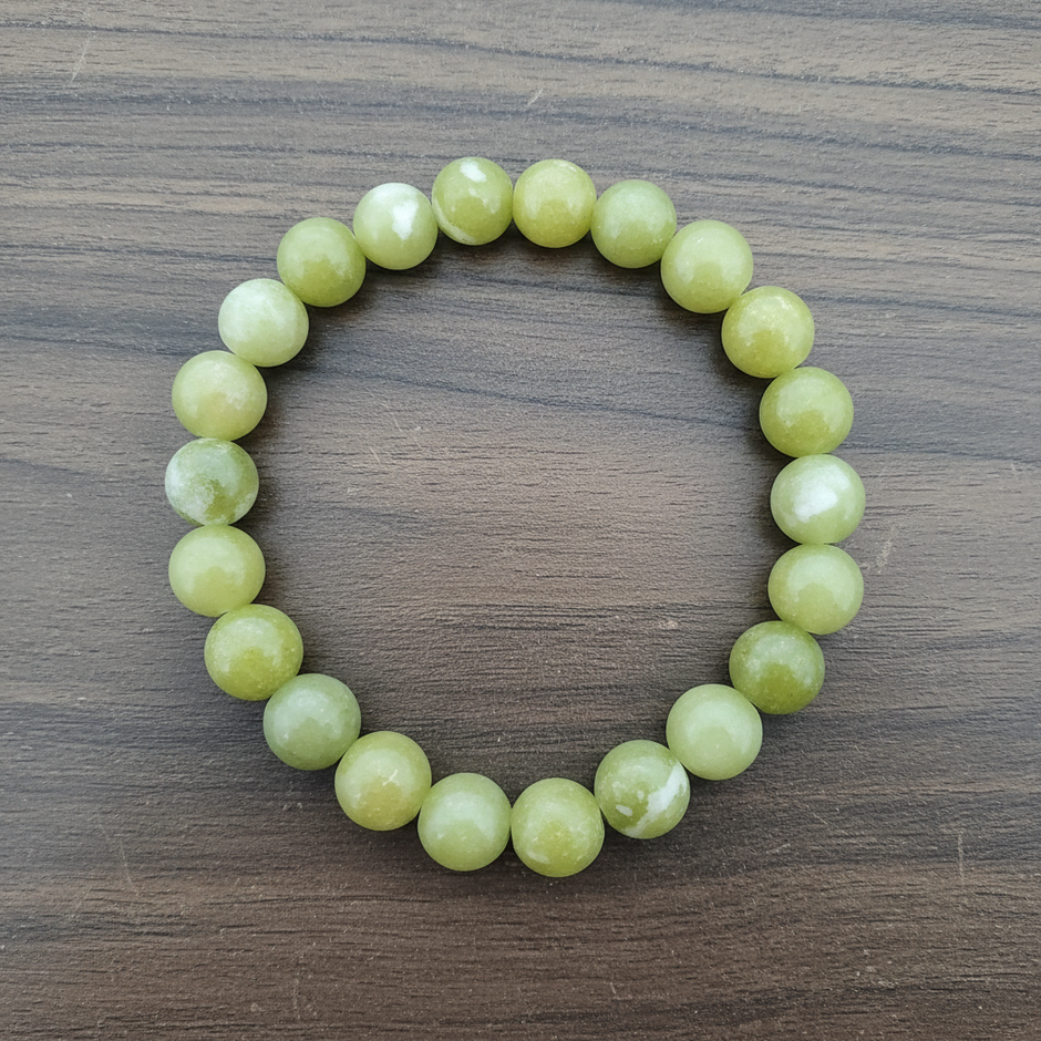 Light Yellow-Green jade — natural stone texture