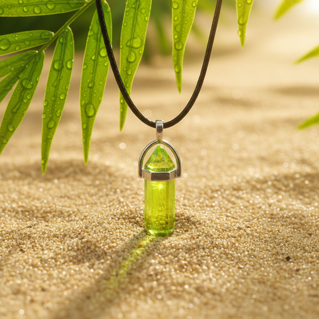 Lime Crystal Close-up