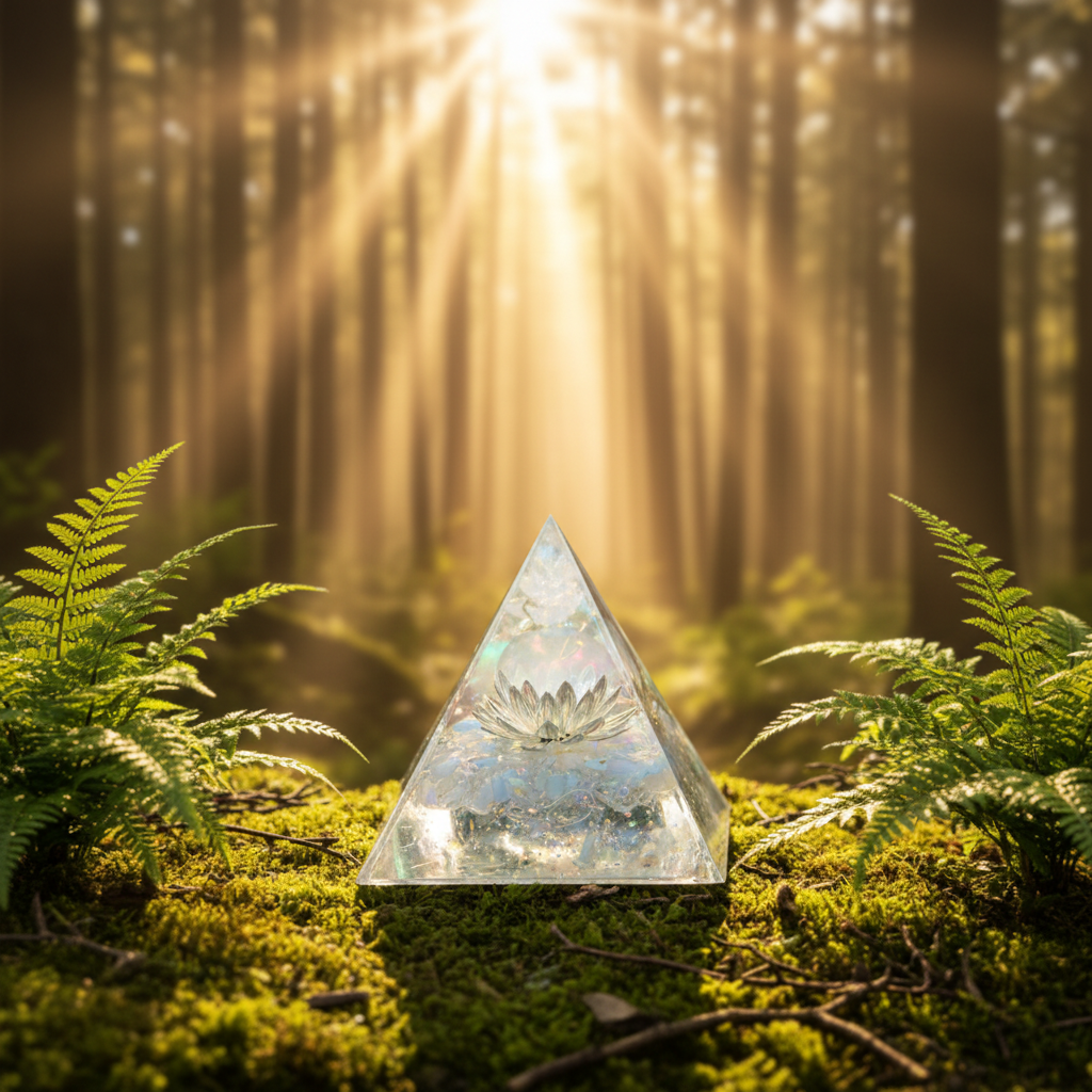 Lotus Moonstone Pyramid – Forest