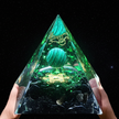 Malachite Metatron Pyramid - Two Hand Hero