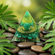 Malachite Orgonite Pyramid – River Stones