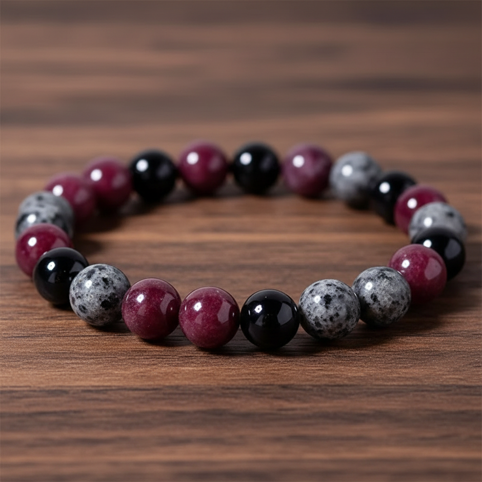 Menopause bracelet close-up