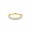 14ct Gold Titanium Moissanite Wedding Band