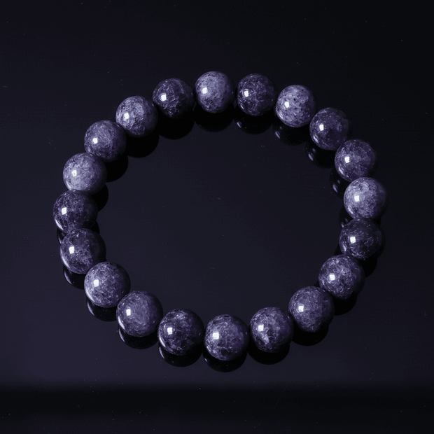 Natural 8mm Amethyst Crystal Stone Bracelet - DP Online