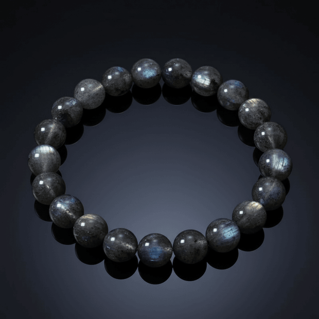Natural 8mm Crystal Labradorite Stone Bracelet - DP Online