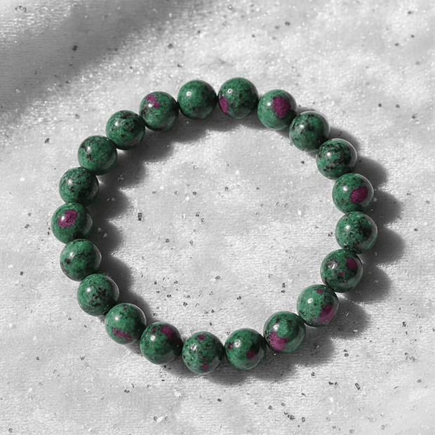 Natural 8mm Epidote Crystal Stone Bracelet - DP Online
