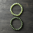 Natural 8mm Nephrite Jade Crystal Stone Bracelet - DP Online