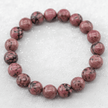 Natural 8mm Rhodonite Crystal Stone Bracelet - DP Online