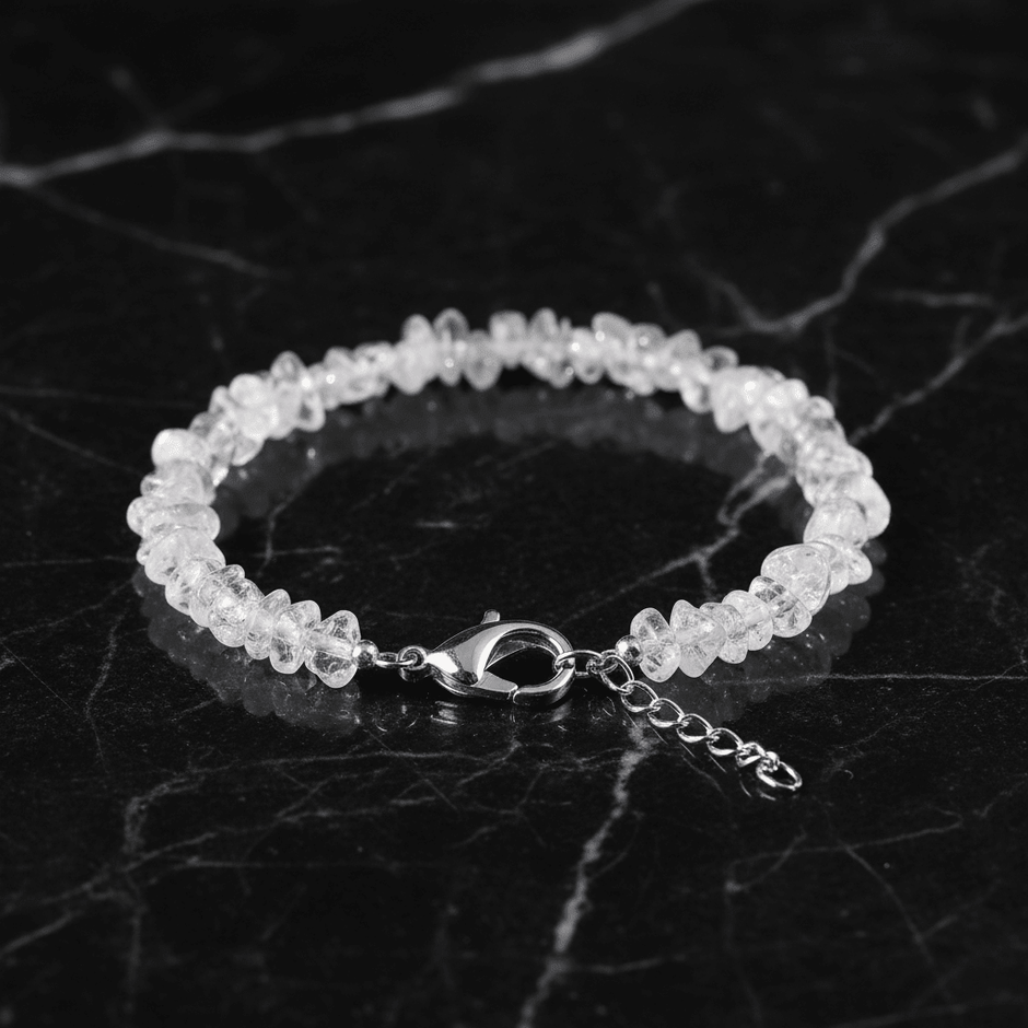 Natural Crystal Chip Stone Clasp Bracelet - DP Online