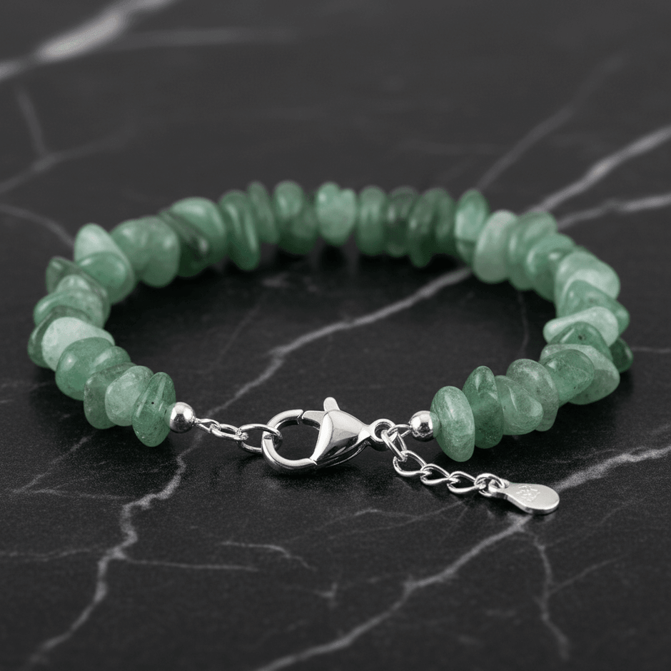 Natural Crystal Chip Stone Clasp Bracelet - DP Online