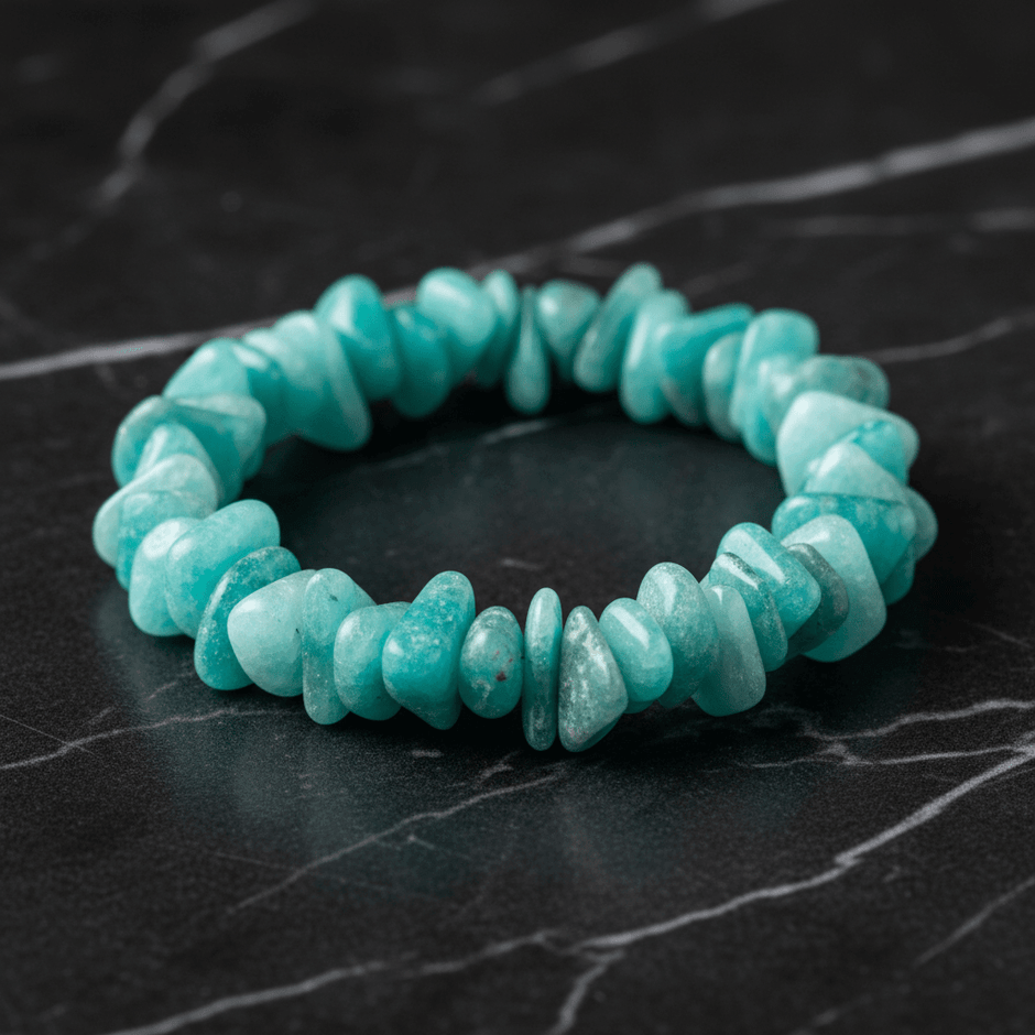Natural Crystal Stone Chip Stretch Bracelet - DP Online