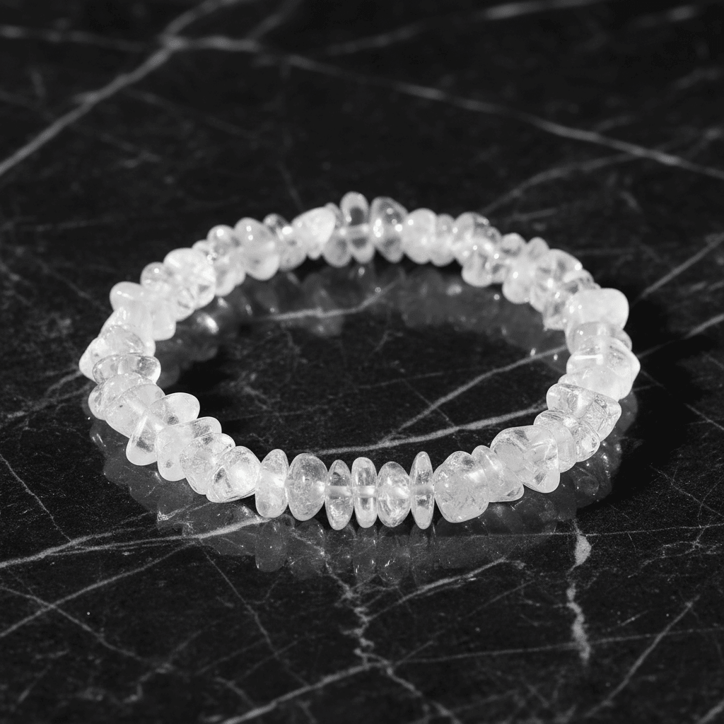Natural Crystal Stone Chip Stretch Bracelet - DP Online