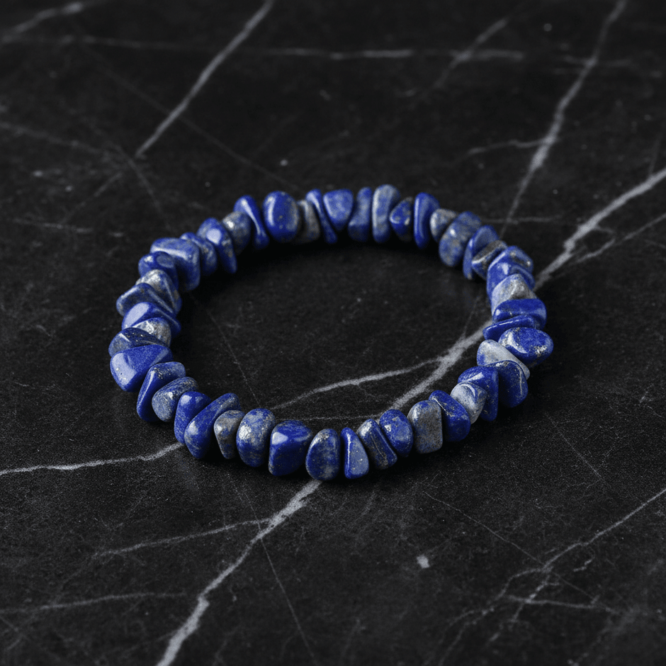 Natural Crystal Stone Chip Stretch Bracelet - DP Online