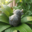 Natural Labradorite Highland Cow Crystal Stone Carving - DP Online