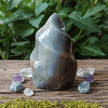 Natural Ocean Jasper Crystal Stone Flame - DP Online