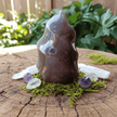 Natural Ocean Jasper Crystal Stone Flame - DP Online