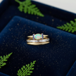Opal Ring Set - Navy Dust Greenery Vibrant