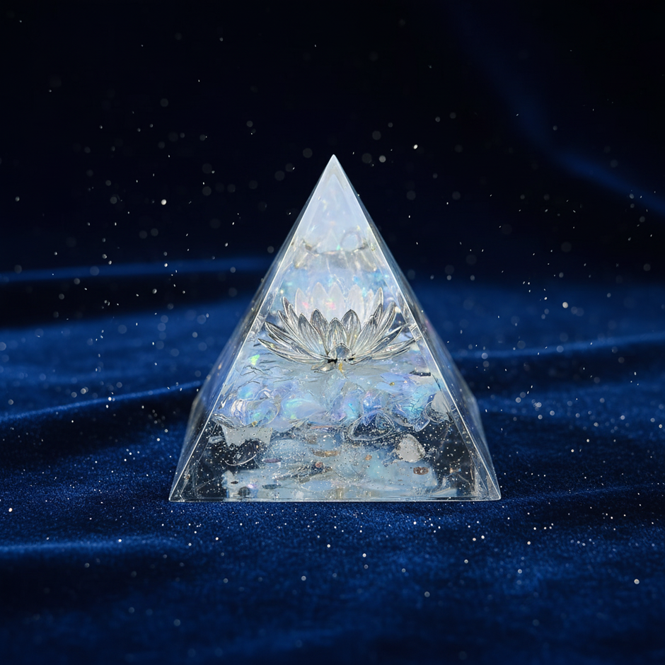Opalite Pyramid - Front View