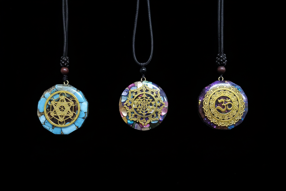 Orgonite Pendants - Group Shot