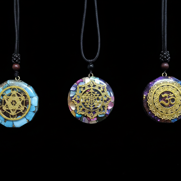 Orgonite Pendants - Group Shot