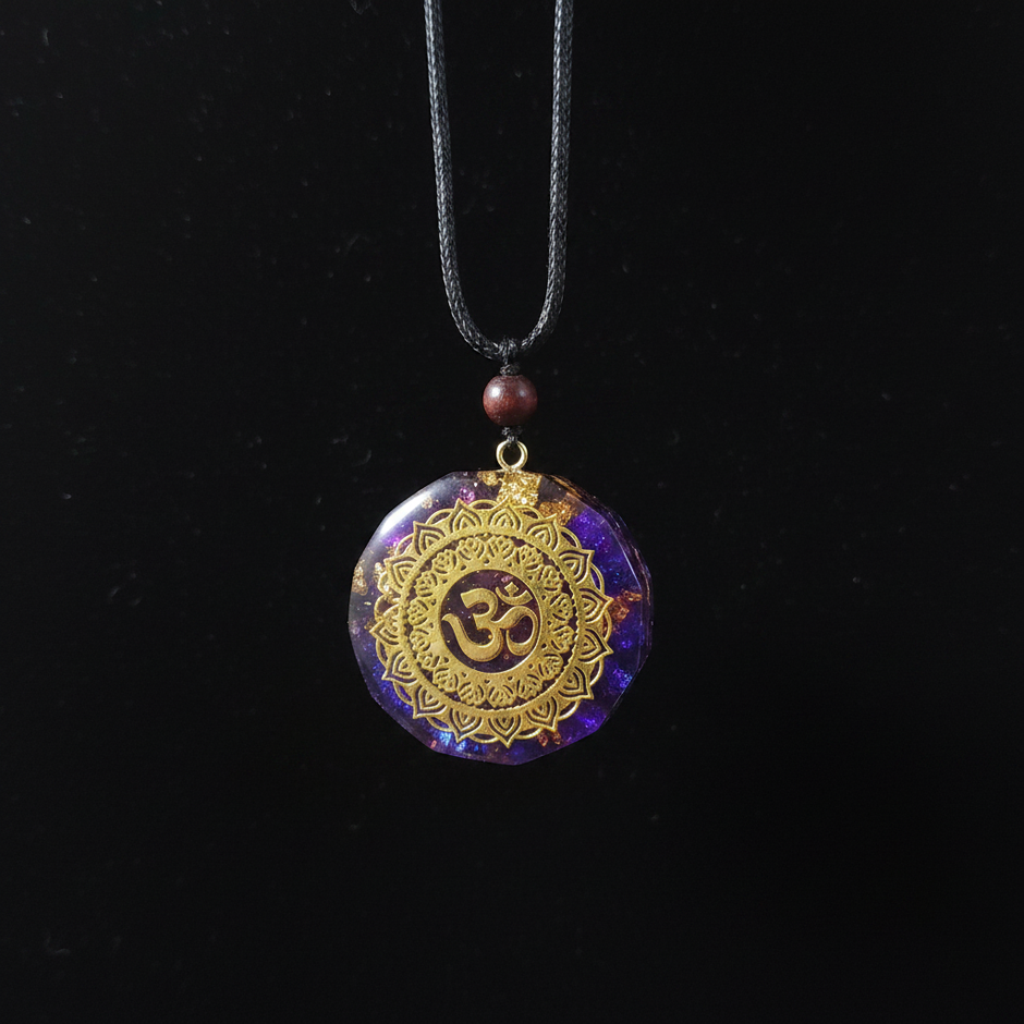 Orgonite - Purple Om