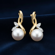 Pearl & Diamond Gold Earrings — V1 Clean Redo