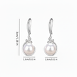 Pearl Earrings Measurement Diagram