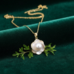 Pearl Necklace - Greenery