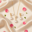 Pearl Set — Champagne Silk Romantic