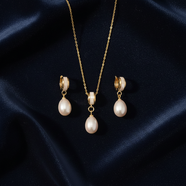 Pearl Set Navy Velvet Clean