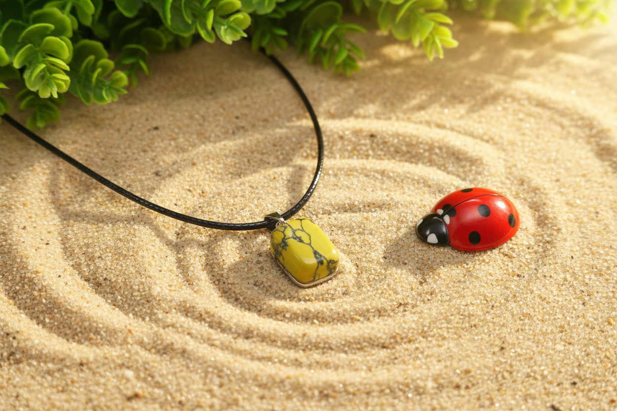 Pendant 9 - Yellow-green