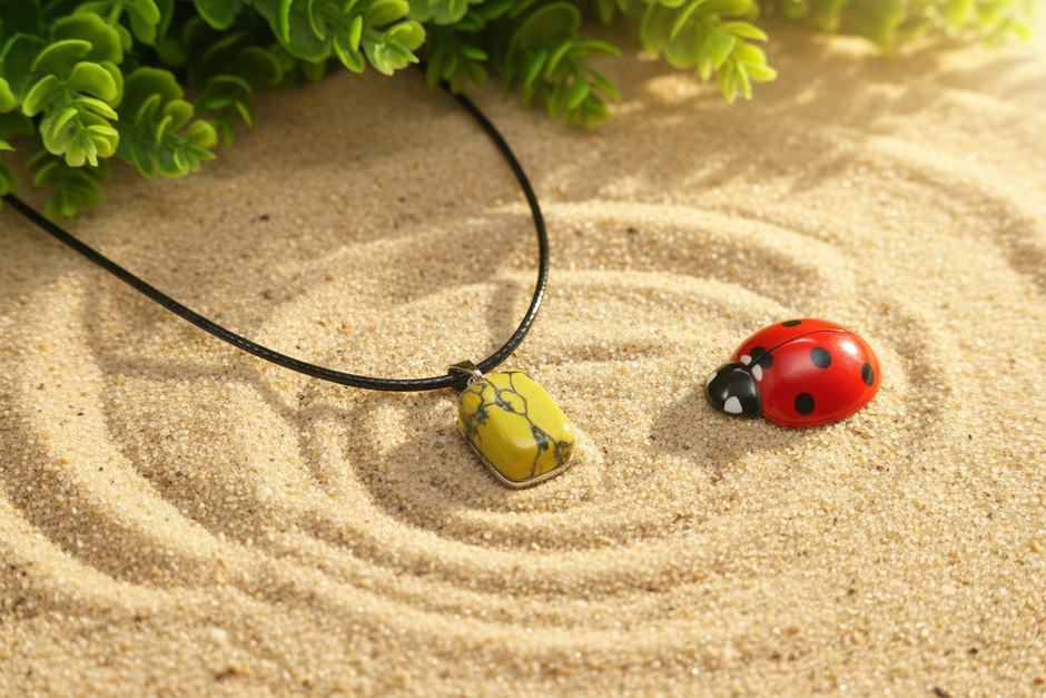 Pendant 9 - Yellow-green