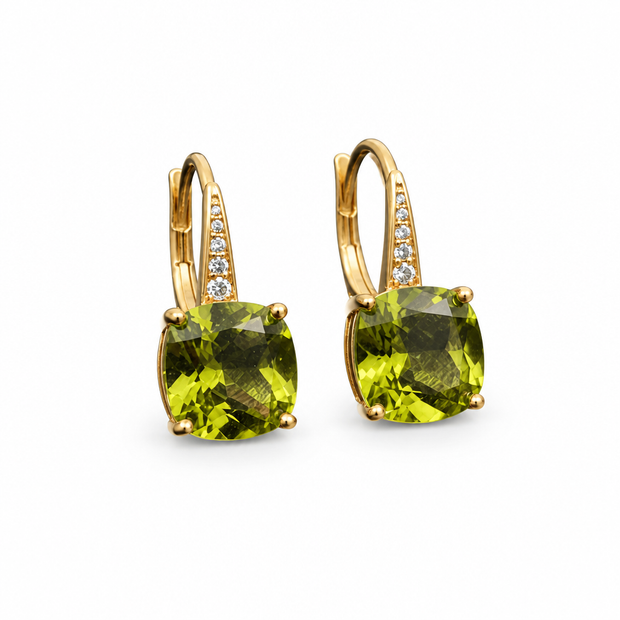 Peridot earrings, image 2
