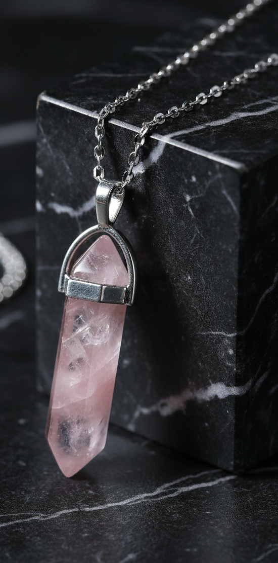 Pink Crystal Pendant