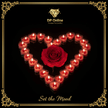 Pink Rose Heart Tealight Candles | Premium Soy Wax | Smoke-Free | 4 Hr Burn - DP Online