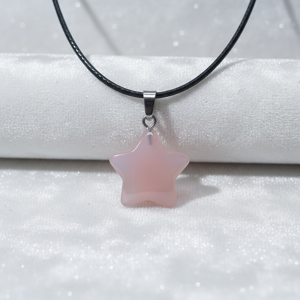 Pink star close-up