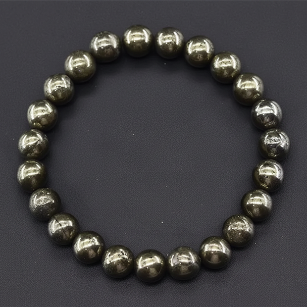 Pyrite flat lay