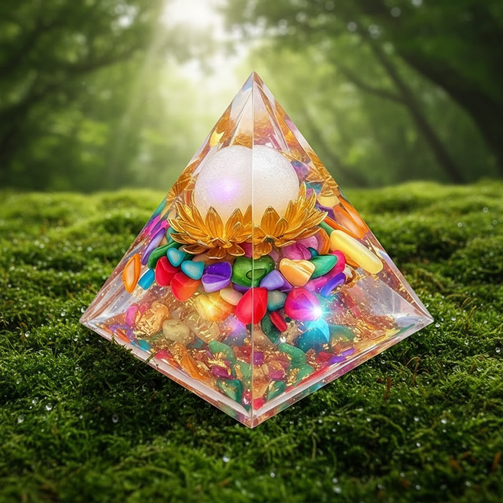 Rainbow Pyramid - Close Up Moss