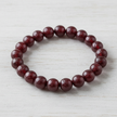 Red Garnet — opaque stone