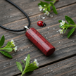 Red Howlite Cylinder Pendant