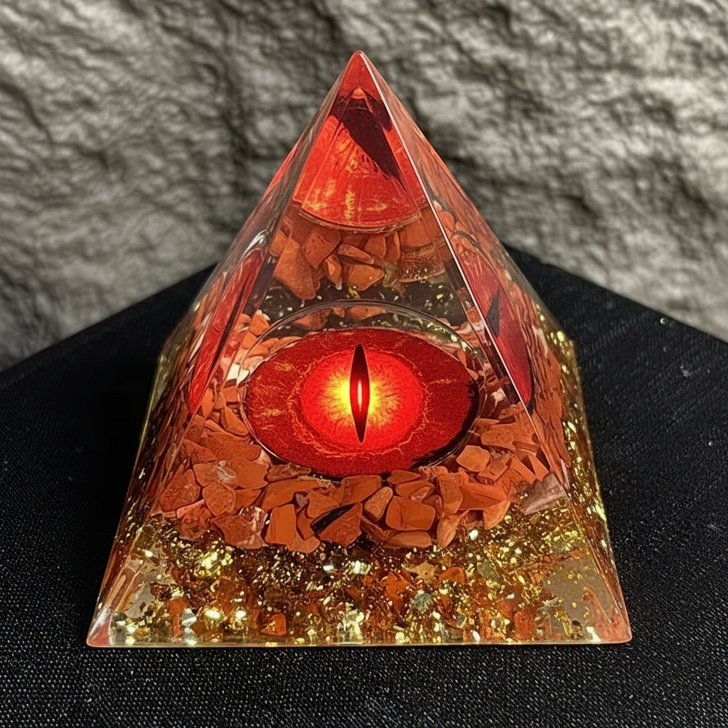 Red Jasper Dragon Eye - Front Hero