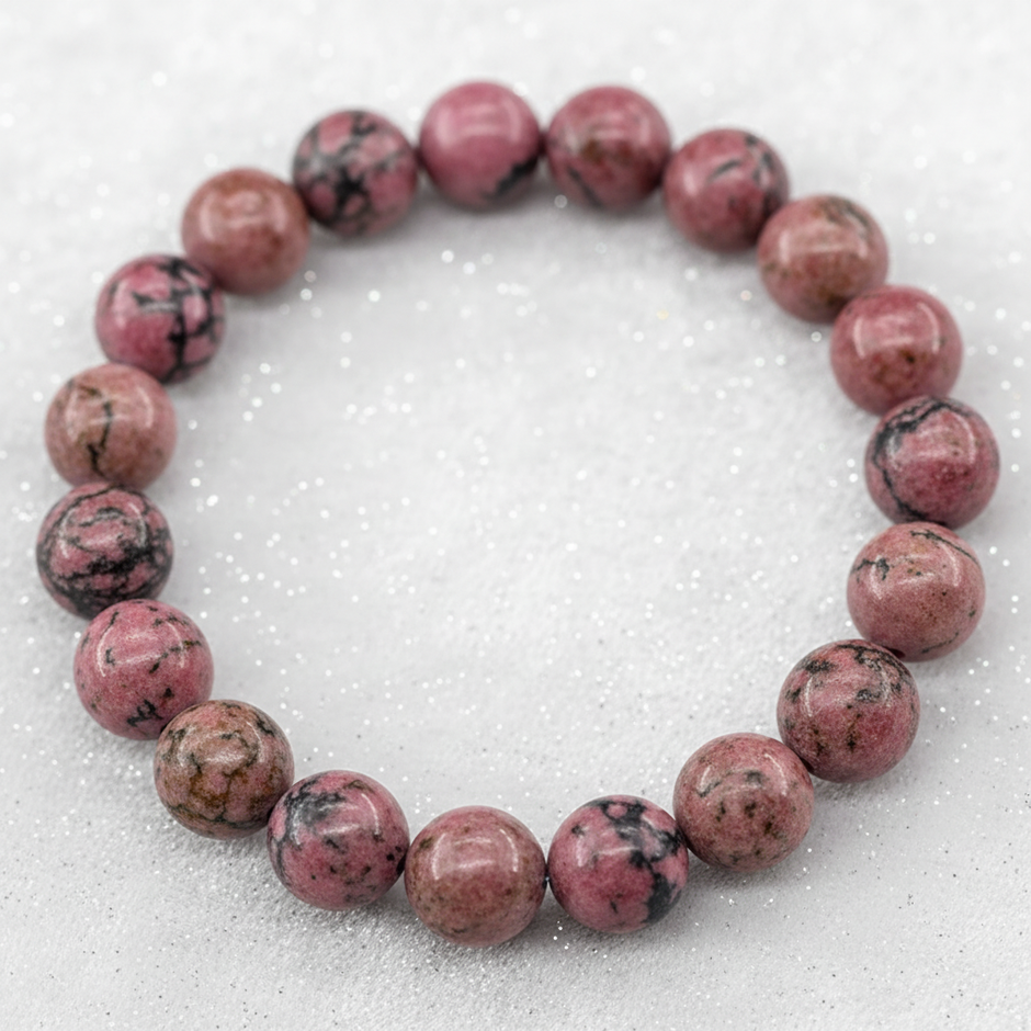 Rhodonite close-up