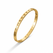 14ct Gold Titanium Roman Numeral Bracelet