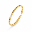 14ct Gold Titanium Roman Numeral Bracelet